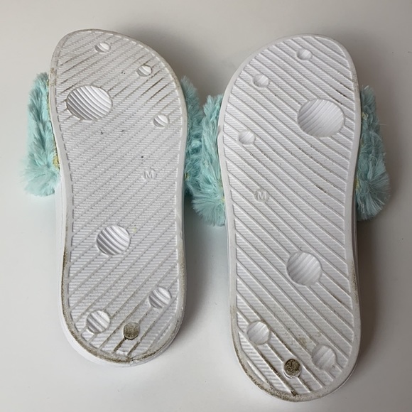 Dearfoams Fuzzy Molded Slides Size 7-8 (Size M) - Picture 3 of 4
